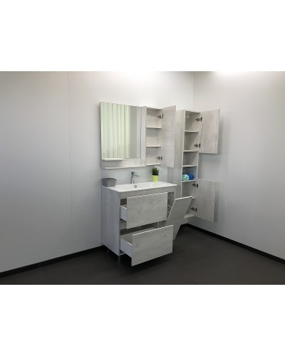 Шкаф пенал Comforty Верона 35 00004137140 подвесной Дуб белый