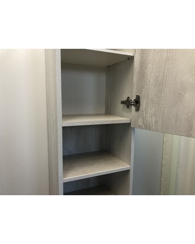 Шкаф пенал Comforty Верона 35 00004137140 подвесной Дуб белый