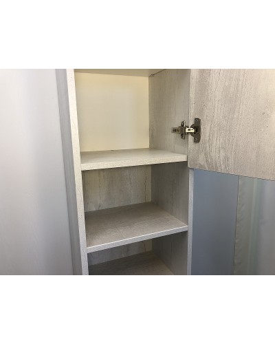 Шкаф пенал Comforty Верона 35 00004137140 подвесной Дуб белый