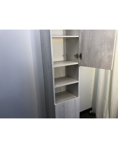 Шкаф пенал Comforty Верона 35 00004137140 подвесной Дуб белый