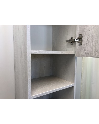 Шкаф пенал Comforty Верона 35 00004137140 подвесной Дуб белый