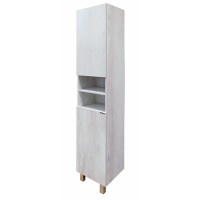 Шкаф пенал Comforty Верона 35-Н 00004142368 подвесной Дуб белый