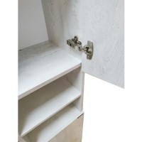 Шкаф пенал Comforty Верона 35-Н 00004142368 подвесной Дуб белый