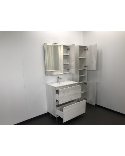 Шкаф пенал Comforty Верона 35-Н 00004142368 подвесной Дуб белый