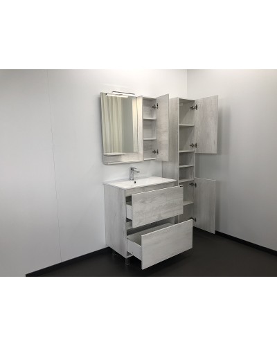 Шкаф пенал Comforty Верона 35-Н 00004142368 подвесной Дуб белый