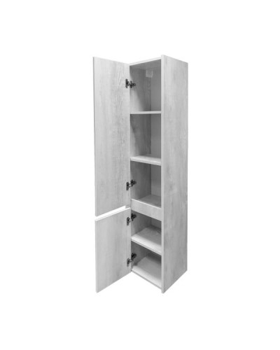 Шкаф пенал Comforty Бремен 35 00004142376 подвесной Дуб белый