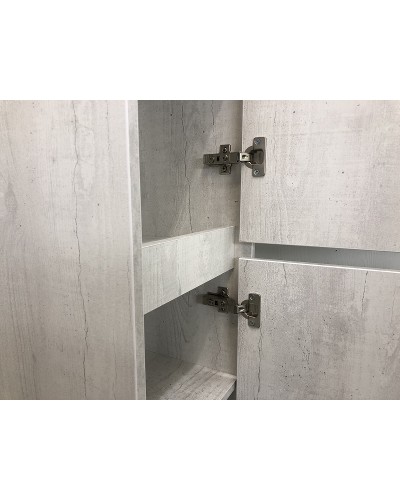 Шкаф пенал Comforty Бремен 35 00004142376 подвесной Дуб белый