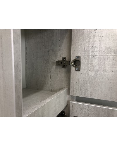 Шкаф пенал Comforty Бремен 35 00004142376 подвесной Дуб белый