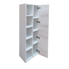 Шкаф пенал Comforty Прага 45 00004136272 подвесной Дуб белый