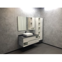 Шкаф пенал Comforty Прага 45 00004136272 подвесной Дуб белый