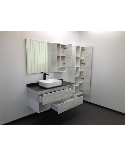 Шкаф пенал Comforty Прага 45 00004136272 подвесной Дуб белый