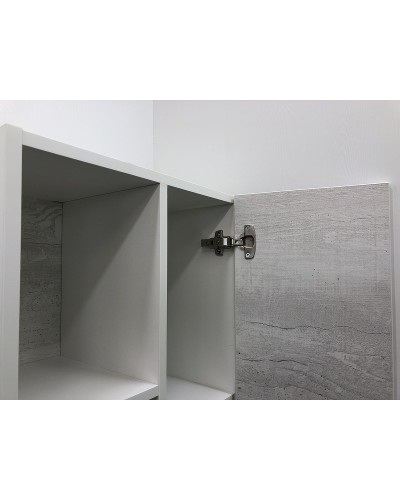 Шкаф пенал Comforty Прага 45 00004136272 подвесной Дуб белый