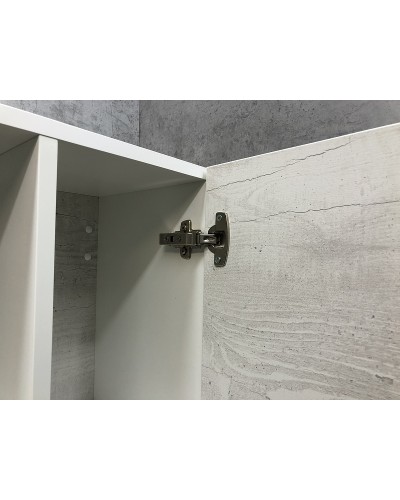 Шкаф пенал Comforty Прага 45 00004136272 подвесной Дуб белый