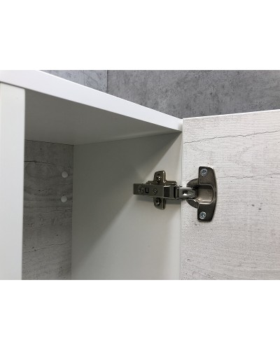 Шкаф пенал Comforty Прага 45 00004136272 подвесной Дуб белый