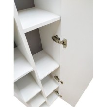 Шкаф пенал Comforty Милан 40 00004136467 подвесной Белый глянец