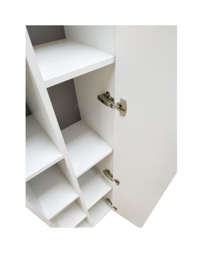 Шкаф пенал Comforty Милан 40 00004136467 подвесной Белый глянец