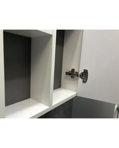 Шкаф пенал Comforty Милан 40 00004136467 подвесной Белый глянец