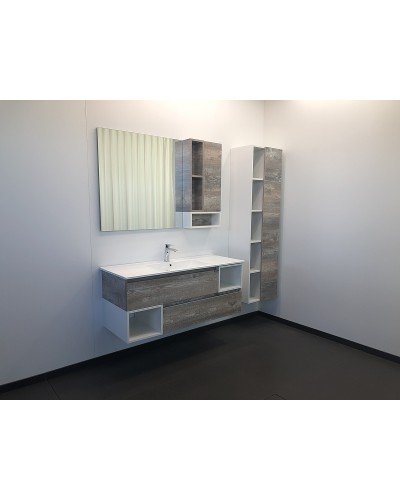 Шкаф пенал Comforty Турин 45 00004136455 подвесной Дуб бежевый