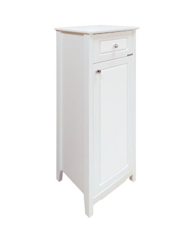 Шкаф полупенал Comforty Тбилиси 40 00003132633 Белый глянец