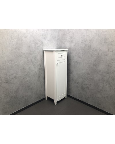 Шкаф полупенал Comforty Тбилиси 40 00003132633 Белый глянец