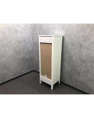 Шкаф полупенал Comforty Тбилиси 40 00003132633 Белый глянец