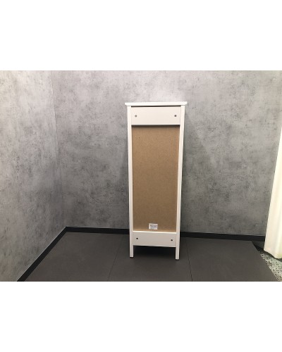 Шкаф полупенал Comforty Тбилиси 40 00003132633 Белый глянец