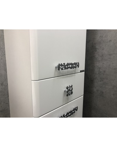 Шкаф пенал Comforty Монако 40 L 00004140124 Белый глянец