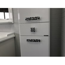 Шкаф пенал Comforty Монако 40 L 00004140124 Белый глянец