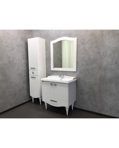 Шкаф пенал Comforty Монако 40 L 00004140124 Белый глянец