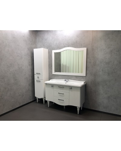 Шкаф пенал Comforty Монако 40 L 00004140124 Белый глянец