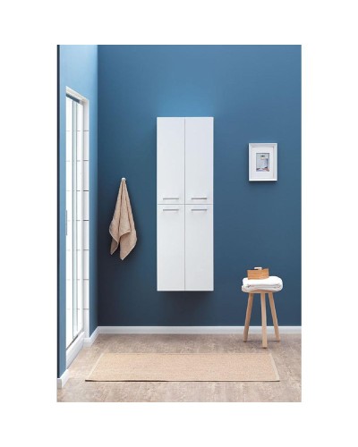 Шкаф пенал Dreja 50 77.0301W подвесной Белый глянец