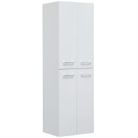 Шкаф пенал Dreja 50 77.0301W подвесной Белый глянец