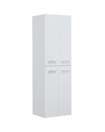 Шкаф пенал Dreja 50 77.0301W подвесной Белый глянец