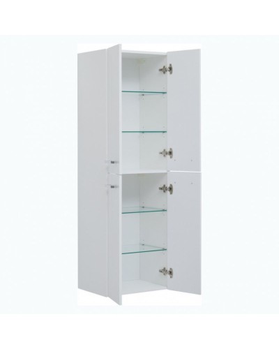 Шкаф пенал Dreja 50 77.0301W подвесной Белый глянец