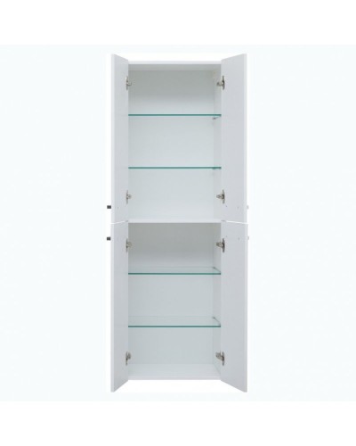 Шкаф пенал Dreja 50 77.0301W подвесной Белый глянец