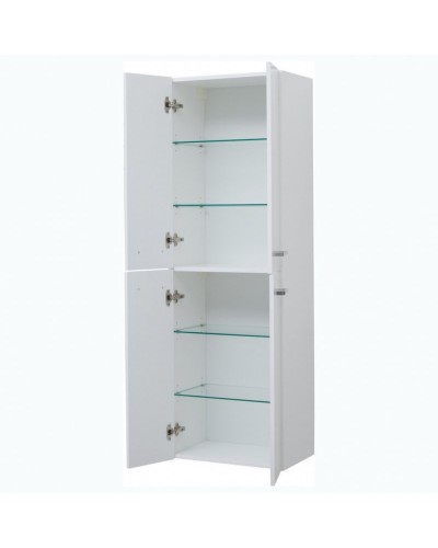 Шкаф пенал Dreja 50 77.0301W подвесной Белый глянец