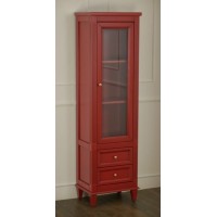 Шкаф пенал Migliore Kantri 50 26726 Бордовый