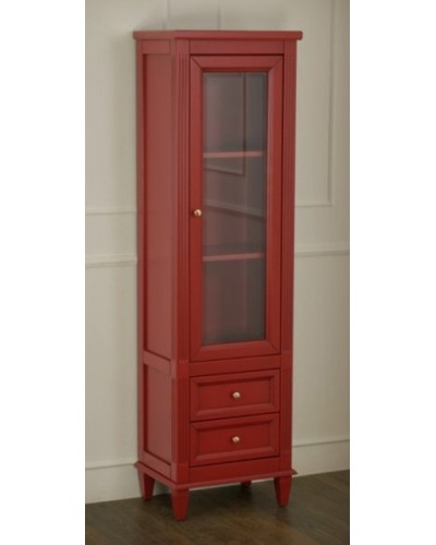 Шкаф пенал Migliore Kantri 50 26726 Бордовый