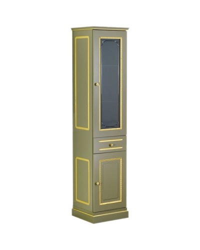 Шкаф пенал Migliore Ravenna 44 R 27075 Оливковый Золото