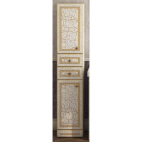 Fresko Пенал -35 лев. с 2ящ. Краколет белый патина