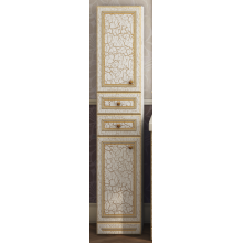 Fresko Пенал -35 лев. с 2ящ. Краколет белый патина