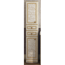 Fresko Пенал -35 лев. с 2ящ. Краколет белый патина