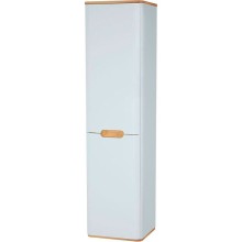 Шкаф пенал Vitra Sento 40 L 60854 подвесной с бельевой корзиной Белый матовый