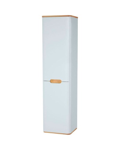 Шкаф пенал Vitra Sento 40 L 60854 подвесной с бельевой корзиной Белый матовый