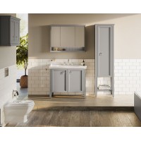 Шкаф пенал Vitra Valarte 55 62241 Серый матовый