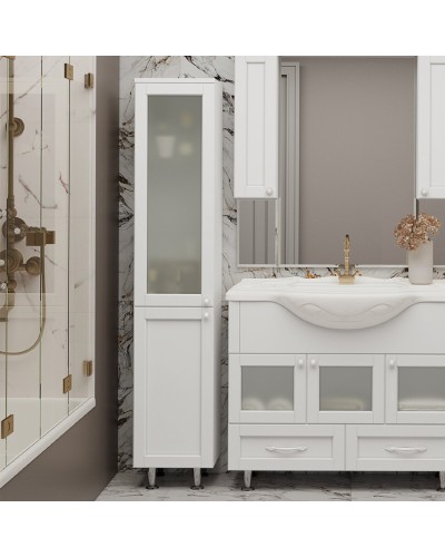 Латте - 35 Пенал левый белая эмаль