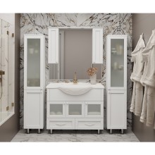 Латте - 35 Пенал левый белая эмаль