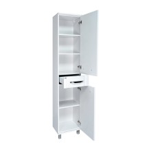 Терра - 40 Пенал белый с 1 ящ. правый