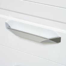 Терра - 40 Пенал белый с 3 ящ. правый