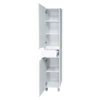 Алиса - 35 Пенал с 1 ящ. напольный белый левый